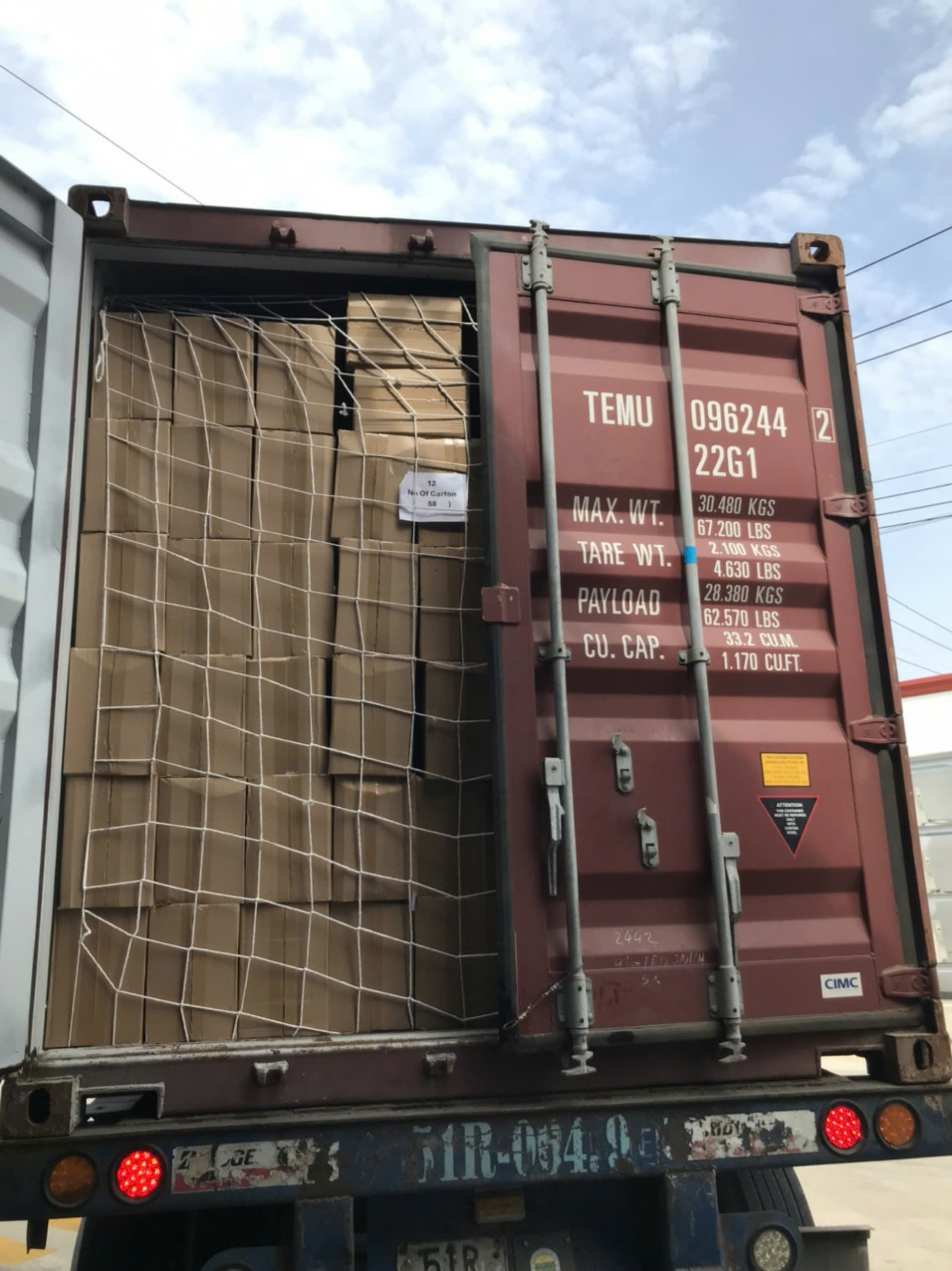 Container Loading for Client